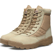 Load image into Gallery viewer, Men-Desert Military Tactical Boots-Men Work SWAT Army-Boot